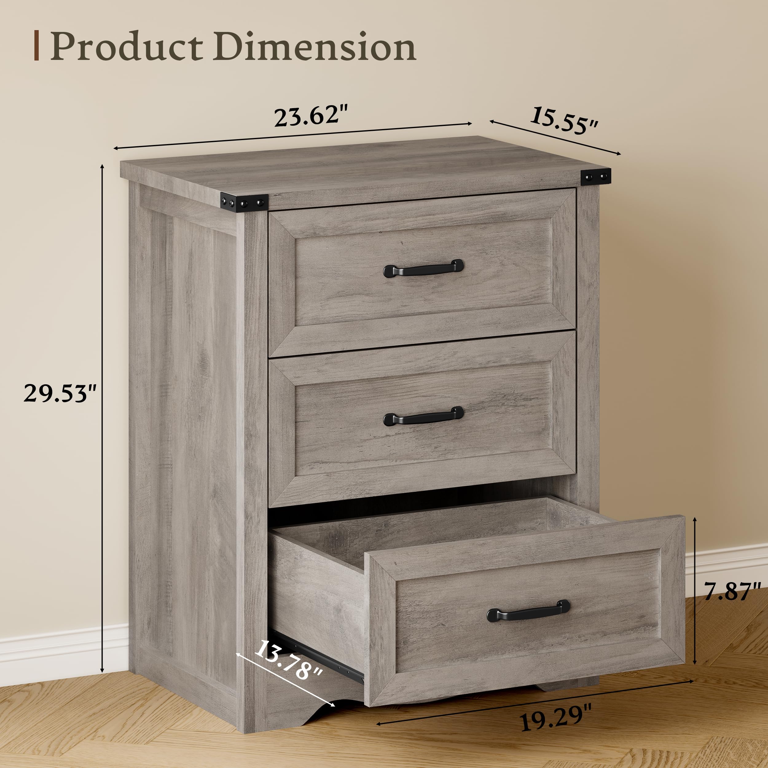 BORNOON 9-Drawer Dresser for Bedroom, Modern Wooden Chest of Drawers with Metal Handles, Anti-Tipping Design, Sturdy and Stable Storage Organizer for Living Room, Entryway, Home Office